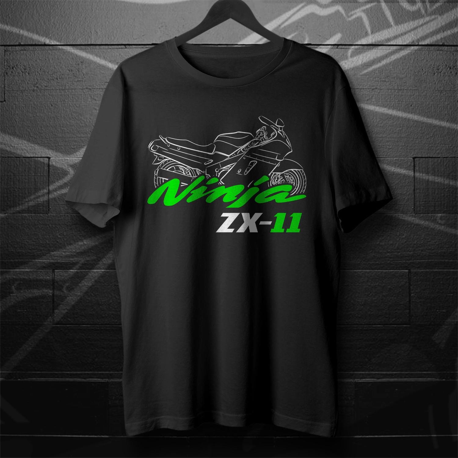 Kawasaki Ninja ZX-11 Inspired T-shirt - Motorcycle Tee Shirt