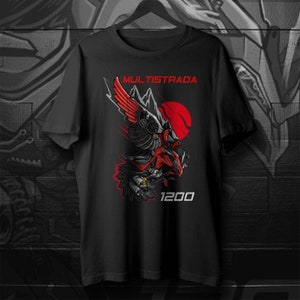 Ducati Multistrada 1200 2015-20 T-Shirt - Motorcycle Tee Shirt for ADV Riders