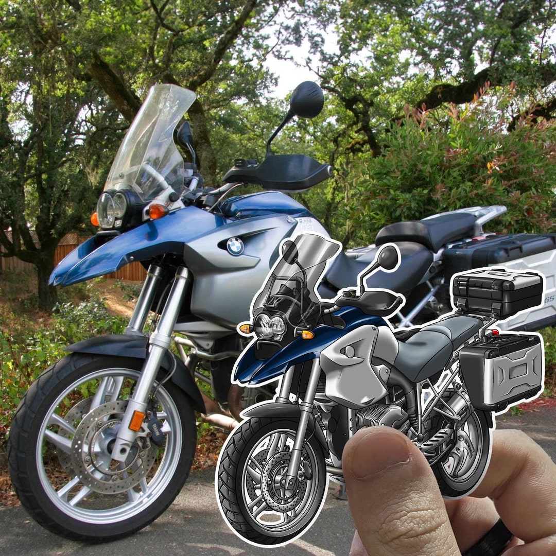 BMW R1200 GS 2004-07 Stickers - Set of 3 Motorcycle Decals for ADV ...