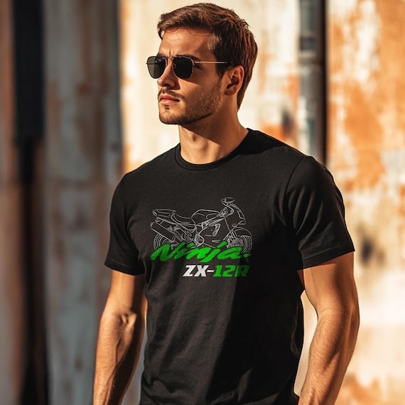 Kawasaki Ninja ZX-12R Inspired T-shirt - Motorcycle Tee