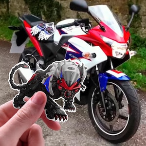 Honda CBR 150RR geïnspireerde stickers - set van 3 motorstickers