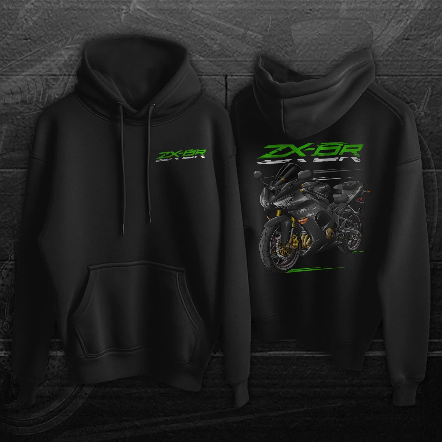 Kawasaki ZX-6R 2005-06 Inspired Hoodie - Motorcycle