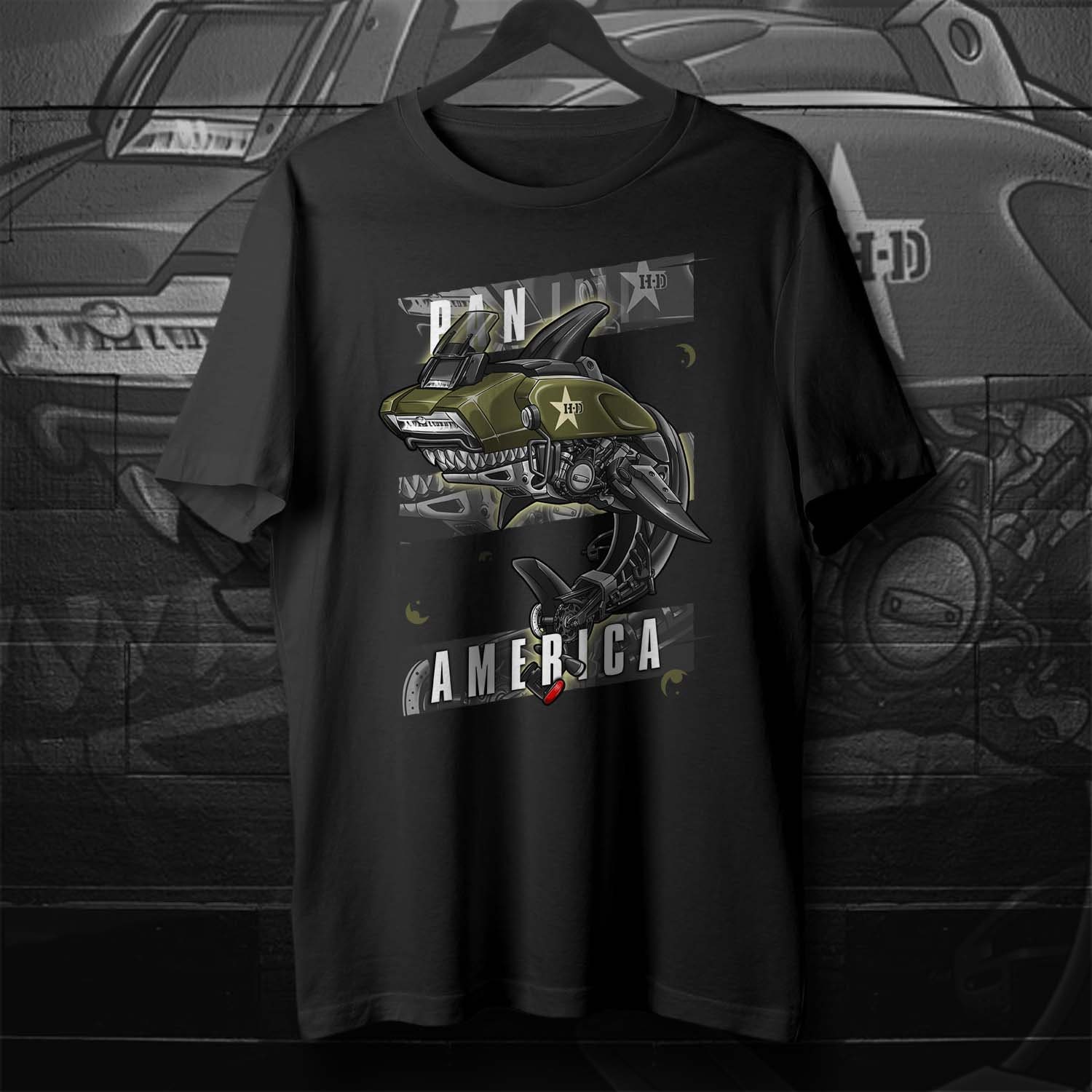 ハーレー パンアメリカ 1250 Tシャツ - ADVバイカー モーターサイクルT