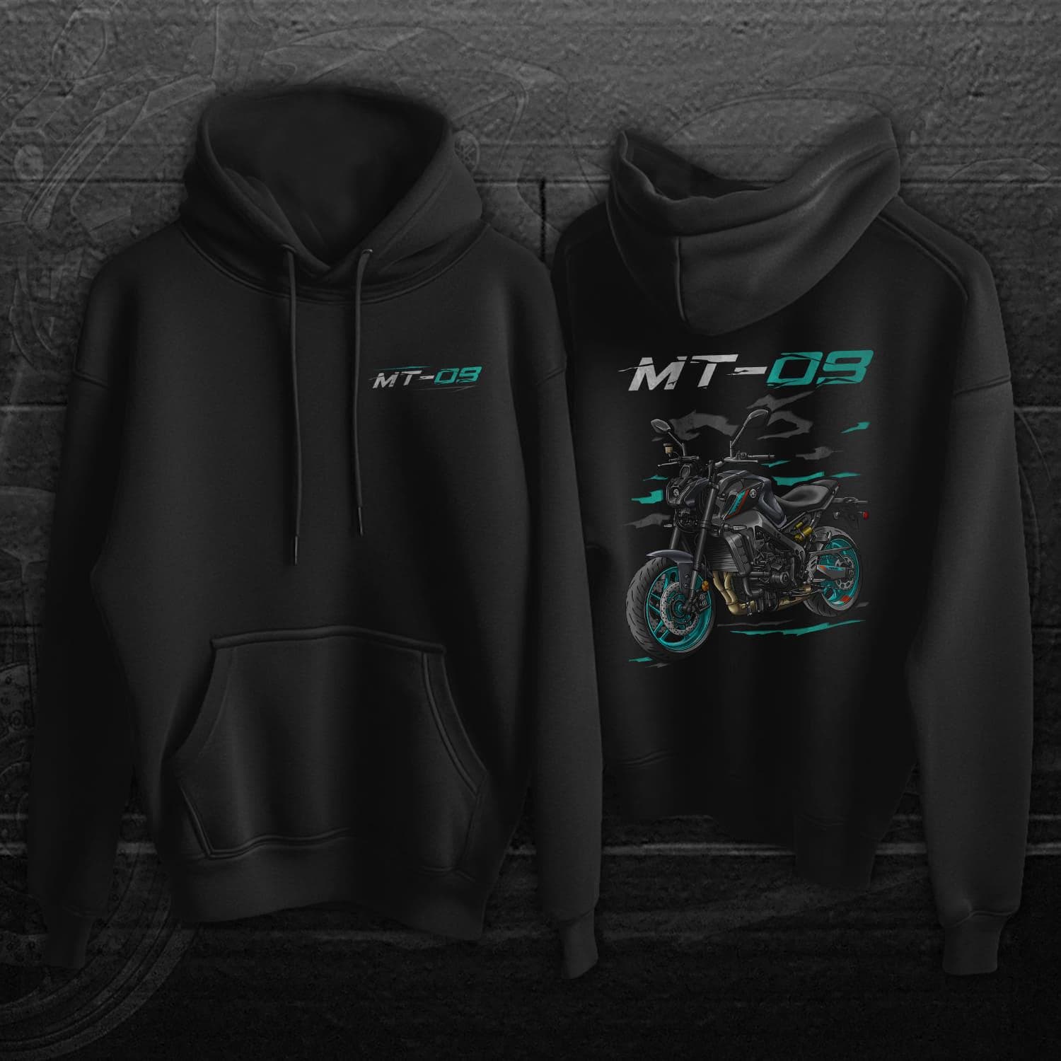 Sudadera con capucha inspirada en Yamaha MT 09 2021 23 Sudadera de motocicleta Etsy Mexico