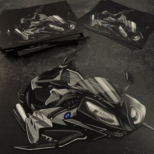 BMW S1000RR Stickers - Set of 3 Motorcycle Decals for Motorrad Riders ...