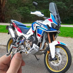 HONDA CRF1000L2 Afrika Twin Adventure Sports 2018-19 inspirierte Aufkleber - Set mit 3 Motorrad-Aufklebern