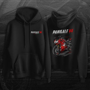 Ducati Panigale V4 2022-23 Hoodie - Motorcycle Sweatshirt for Sportbike Riders