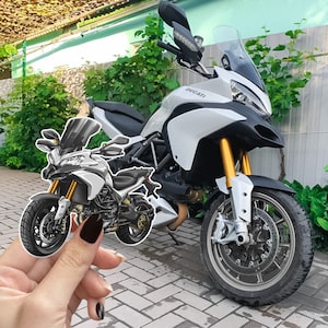 Ducati Multistrada 1200 2010-15 Aufkleber - Set aus 3 Motorrad-Aufklebern für ADV Rider