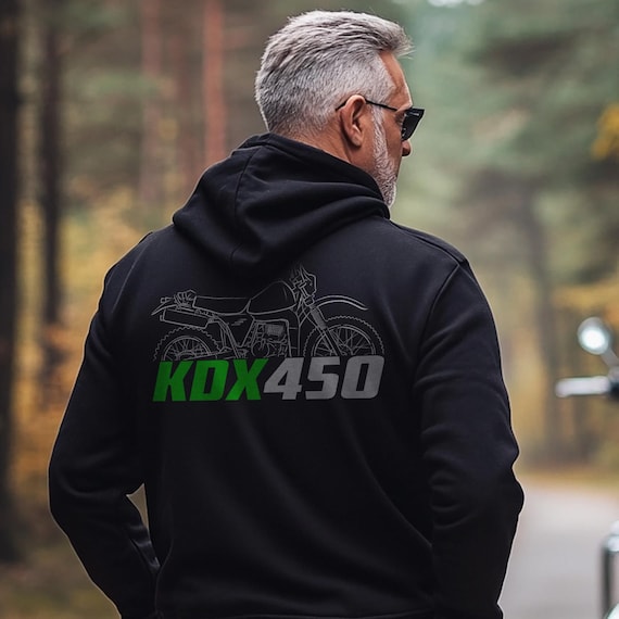 Kawasaki KDX 450 1982 Inspired Hoodie - Motorcycle Sweatshirt for