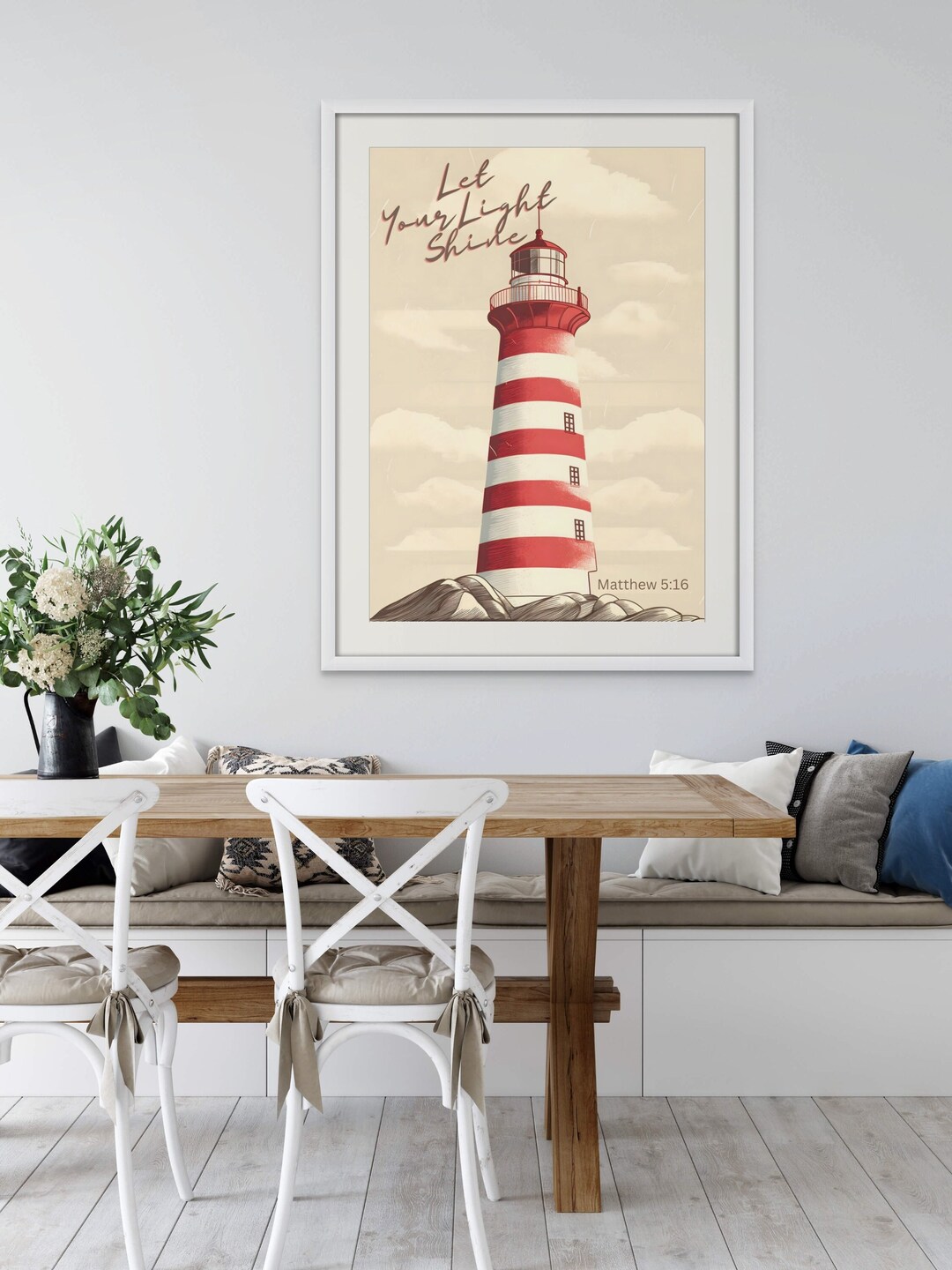 Let Your Light Shine Print | Christian Wall Art | Digital Prints - Etsy