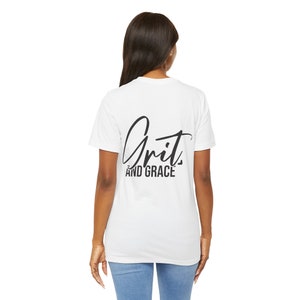 Grit And Grace, God, Faith, Clothing, Christian Quotes, Love, Jesus, Grit, Grace, Graphic Shirt, Soul, Christian, Religion, Christian Design image 8