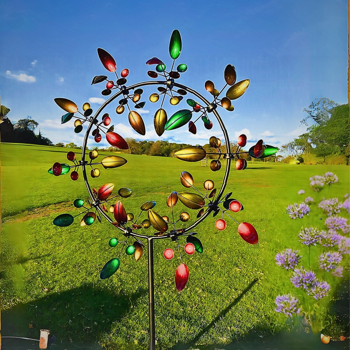 Magic Rainbow Windmill Gifted Garden Decor Artful Wind Mill Yard Wind Spinner Unique Garden Accessories - Etsy