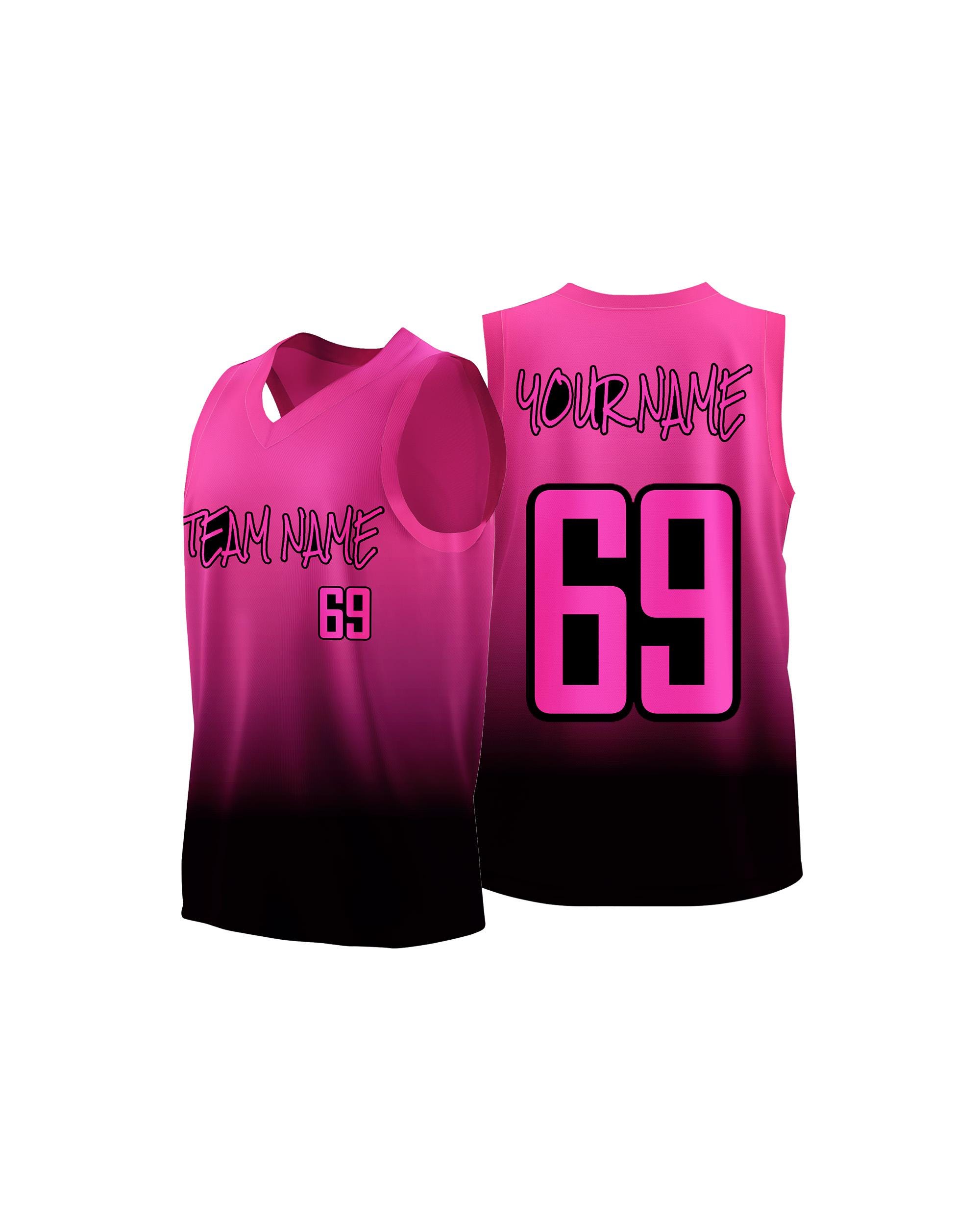 Pink Basketball Jersey New Zealand