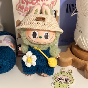 ラブブドレス ラブブ　Labubu ラブブドレス着　ラブブスーツ着　着せ替え服　6点セット