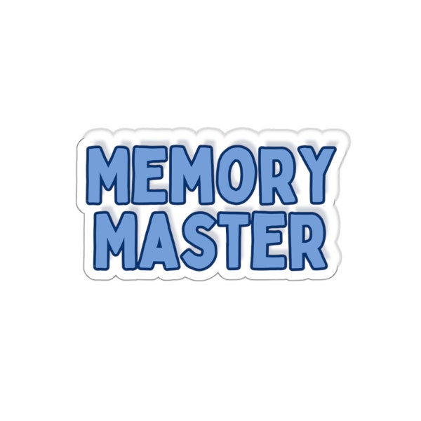 Memory Master Sticker, CC, Classical Conversations, Cycle 1, Cycle 2, Cycle 3