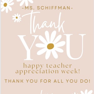Teacher Appreciation Gift Tag