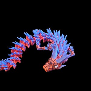 Spinne Superheld Drache