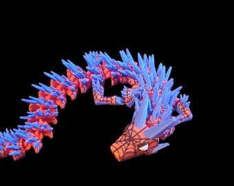 Dragón superhéroe araña
