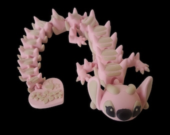 Verschmitztes Pinkes Alien