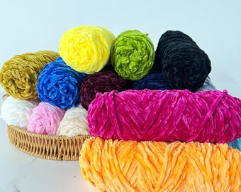 42 couleurs de fil de velours doux, 95 g, polyacrylique et coton aqus dégradés pour crochet et tricot, fils de velours Amigurumi Animal Doll