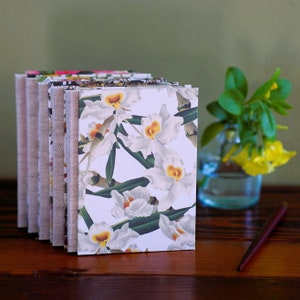 Pocket floral notebooks/journals with blank pages