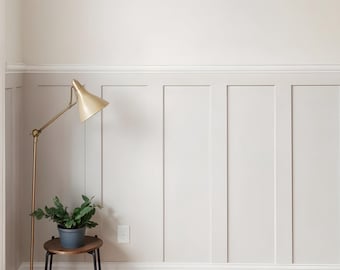Pre-cut Wall Trim Kit- Wall Molding- Board And Batten- Half Wall Paneling- Wall Wainscoting- Shiplap Wall- Farmhouse Decor