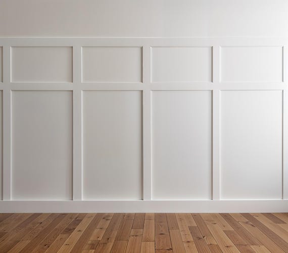 Pre-Cut Polyurethane Wall Trim Kit – Board and Batten, Farmhouse Decor