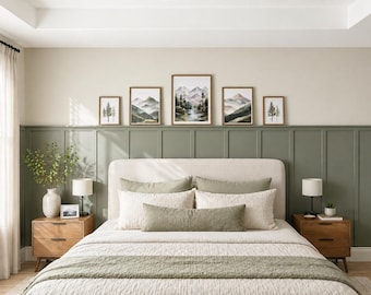 Pre-Cut Half Wall Trim Kit – Board and Batten Paneling