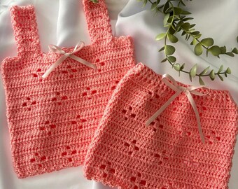 Crochet set, "Milan".