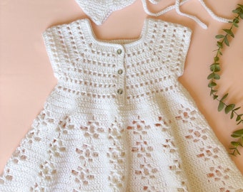 Crochet dress, "Margarita".