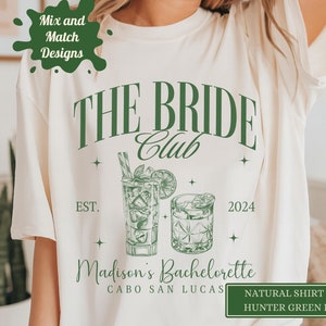 Personalized Bachelorette Party T-Shirt: Custom Bach Club Merch