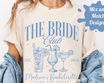 Custom Bachelorette Comfort Colors Shirt: Bridal Party Beach Bach