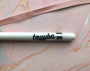 Calcomanía con el nombre del Apple Pencil