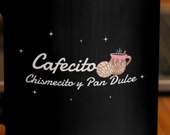 Cafecito y Pan Dulce Becher, Vintage Kaffeetasse, niedliches Latein inspiriertes mexikanisches lustiges Kaffeebecher, spanische Kaffeebecher, spanisches Muttertagsgeschenk