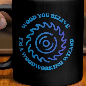 Humorous Woodworker Coffee Mug, Sawdust Lovers Cup, Essential for Builders, Handyman, Woodworking, Creative Birthday, Fathers Day Gift Idea