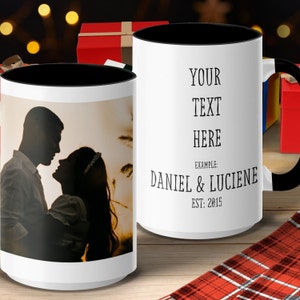 Custom photo mug Personalized mug with Picture customized mug with photo and text, custom mom gift for her gift for mom photo gifts custom
