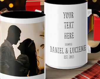 Custom photo mug Personalized mug with Picture customized mug with photo and text, custom mom gift for her gift for mom photo gifts custom