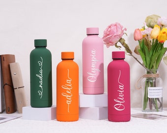 Engraved Bottle, Custom Water Bottle, Personalised Insulated Water Bottle, Bridesmaid Proposal, Personalized Tumbler, Bridesmaid Gifts