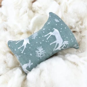 Wool & Cotton Breast Pillow Woman’s Sleep Support Pillow Made With Cotton Outer 100 percent Wool filling