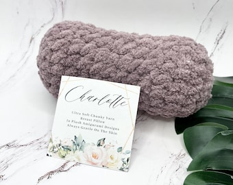 Baby Soft Chunky Yarn Breast Support Pillow Rod For Side Sleepers Extra Hold Pillow Hold While Sleeping Breast Support