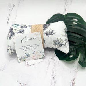 Compact Cotton Breast Support Pillow In Tattoo Floral Wrinkle/Craping Prevention Pillow Hold While Sleeping Breast Support Pillow Accessory