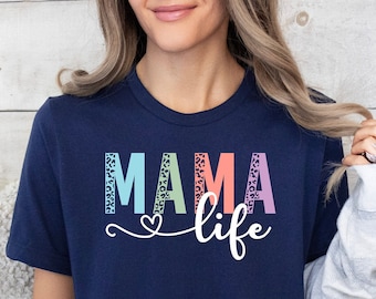 Camiseta de mamá, regalo del Día de la Madre, camiseta para futura mamá, camiseta de vida de mamá, camiseta de nueva mamá, camiseta de mamá linda