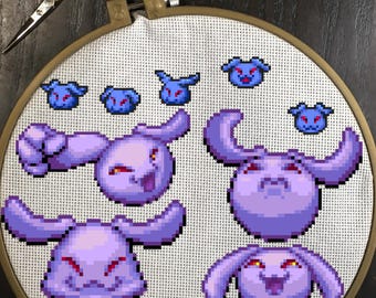 Pagumon Cross Stitch Patterns Digimon
