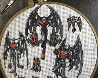 Devimon Cross Stitch Patterns Digimon