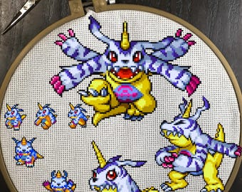 Gabumon Cross Stitch Patterns Digimon