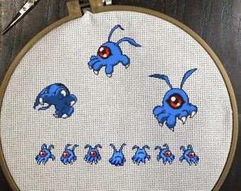Tsumemon Cross Stitch Patterns Digimon