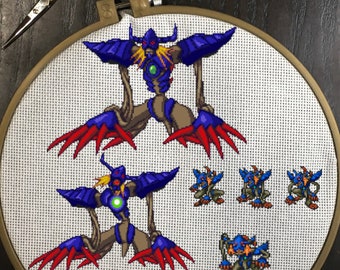 Diablomon Cross Stitch Patterns DIgimon