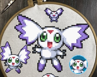 Calumon Cross Stitch Patterns Digimon