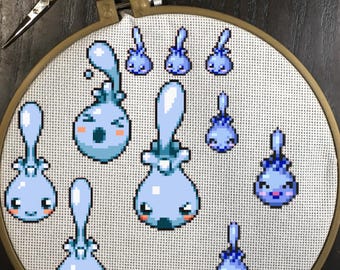Moonmon Cross Stitch Patterns Digimon