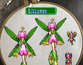Lillymon Cross Stitch Patterns Digimon